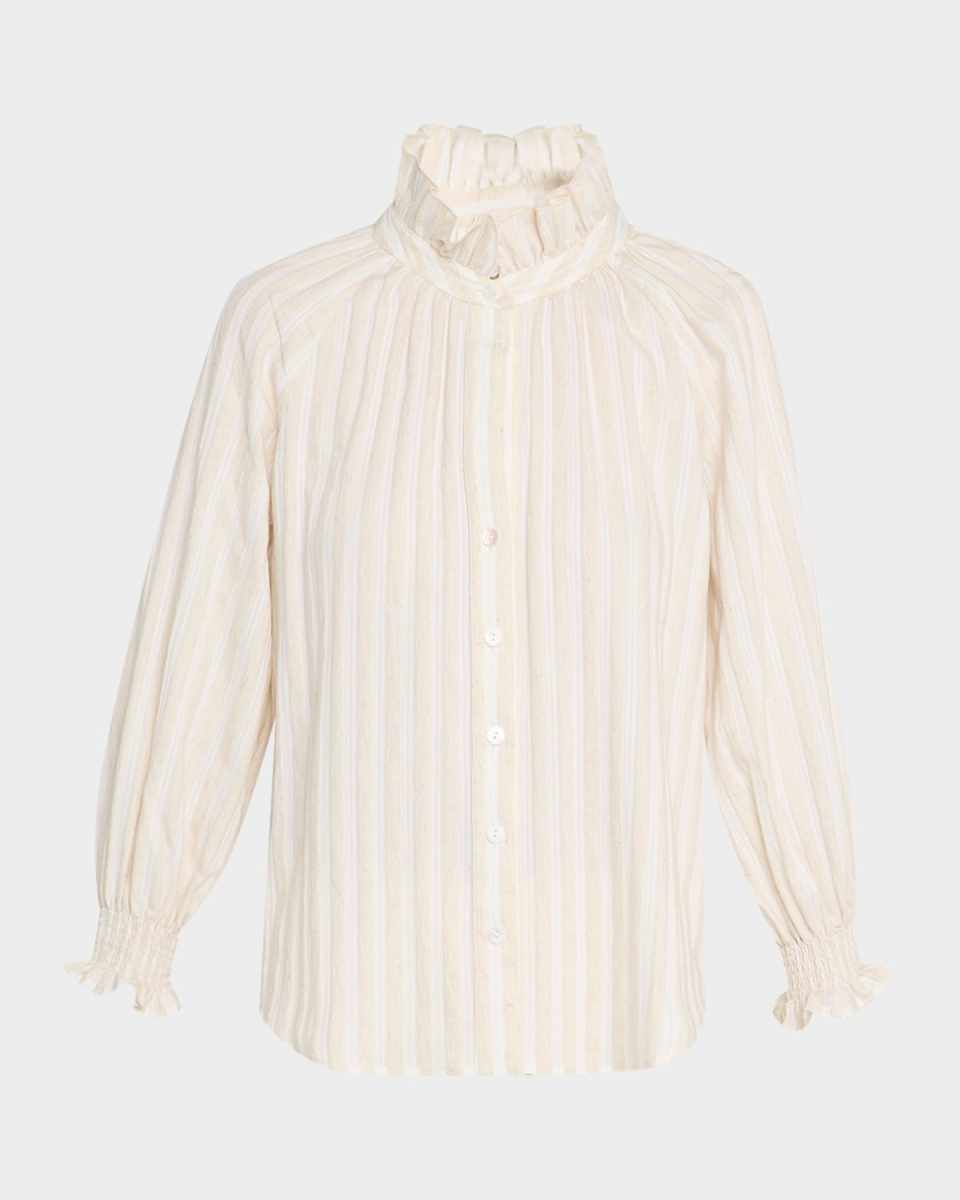 Fiona Striped Button-Down Shirt
